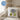 You complete me avocado – Kissen 40 × 40 cm mit Rückseite in Blau – Wohnbeispiel #farbe_blau