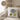 You complete me avocado – Kissen 40 × 40 cm mit Rückseite in Mokka – Wohnbeispiel #farbe_mokka