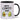You complete me avocado – Tasse in Schwarz – Ansicht 01 #farbe_schwarz