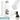 Weiße 500-ml-Thermosflasche – Flasche, Boden und Verschluss im Detail #farbe_weiss