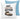 Hot Hotter Otter – Kissen 40 × 40 cm mit Rückseite in Blau – Vorder- und Rückansicht #farbe_blau