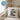 Hot Hotter Otter – Kissen 40 × 40 cm mit Rückseite in Blau – Wohnbeispiel #farbe_blau