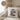 Hot Hotter Otter – Kissen 40 × 40 cm mit Rückseite in Mokka – Wohnbeispiel #farbe_mokka