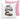 Hot Hotter Otter – Kissen 40 × 40 cm mit Rückseite in Rosa – Vorder- und Rückansicht #farbe_rosa