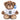 Papa loading – Motivfarbe Blau – Kuscheltier Kuschelbär, Ansicht 01 #kuscheltier_kuschelb-r