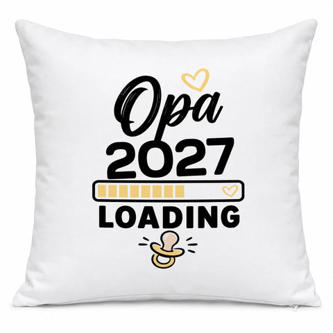 Opa loading – Motivfarbe Gelb – Kissen