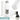 Weiße 500-ml-Thermosflasche – Flasche, Boden und Verschluss im Detail #farbe_weiss