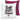 Tante loading – Kissen 40 × 40 cm mit Rückseite in Violett – Vorder- und Rückansicht #farbe_violett