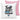 Tante loading – Kissen 40 × 40 cm mit Rückseite in Rosa – Vorder- und Rückansicht #farbe_rosa