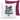 Tante loading – Kissen 40 × 40 cm mit Rückseite in Violett – Vorder- und Rückansicht #farbe_violett