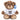 Schwester loading – Motivfarbe Rosa – Kuscheltier Kuschelbär, Ansicht 01 #kuscheltier_kuschelb-r