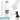 Weiße 500-ml-Thermosflasche – Flasche, Boden und Verschluss im Detail #farbe_weiss