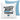 Geschwisterchen loading – Kissen 40 × 40 cm mit Rückseite in Blau – Vorder- und Rückansicht #farbe_blau