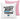 Geschwisterchen loading – Kissen 40 × 40 cm mit Rückseite in Rosa – Vorder- und Rückansicht #farbe_rosa