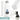 Weiße 500-ml-Thermosflasche – Flasche, Boden und Verschluss im Detail #farbe_weiss