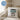 Erkenne die Zeichen – Kissen 40 × 40 cm mit Rückseite in Blau – Wohnbeispiel #farbe_blau