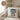 Erkenne die Zeichen – Kissen 40 × 40 cm mit Rückseite in Mokka – Wohnbeispiel #farbe_mokka