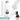 Weiße 500-ml-Thermosflasche – Flasche, Boden und Verschluss im Detail #farbe_weiss