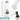 Weiße 500-ml-Thermosflasche – Flasche, Boden und Verschluss im Detail #farbe_weiss