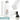 Weiße 500-ml-Thermosflasche – Flasche, Boden und Verschluss im Detail #farbe_weiss