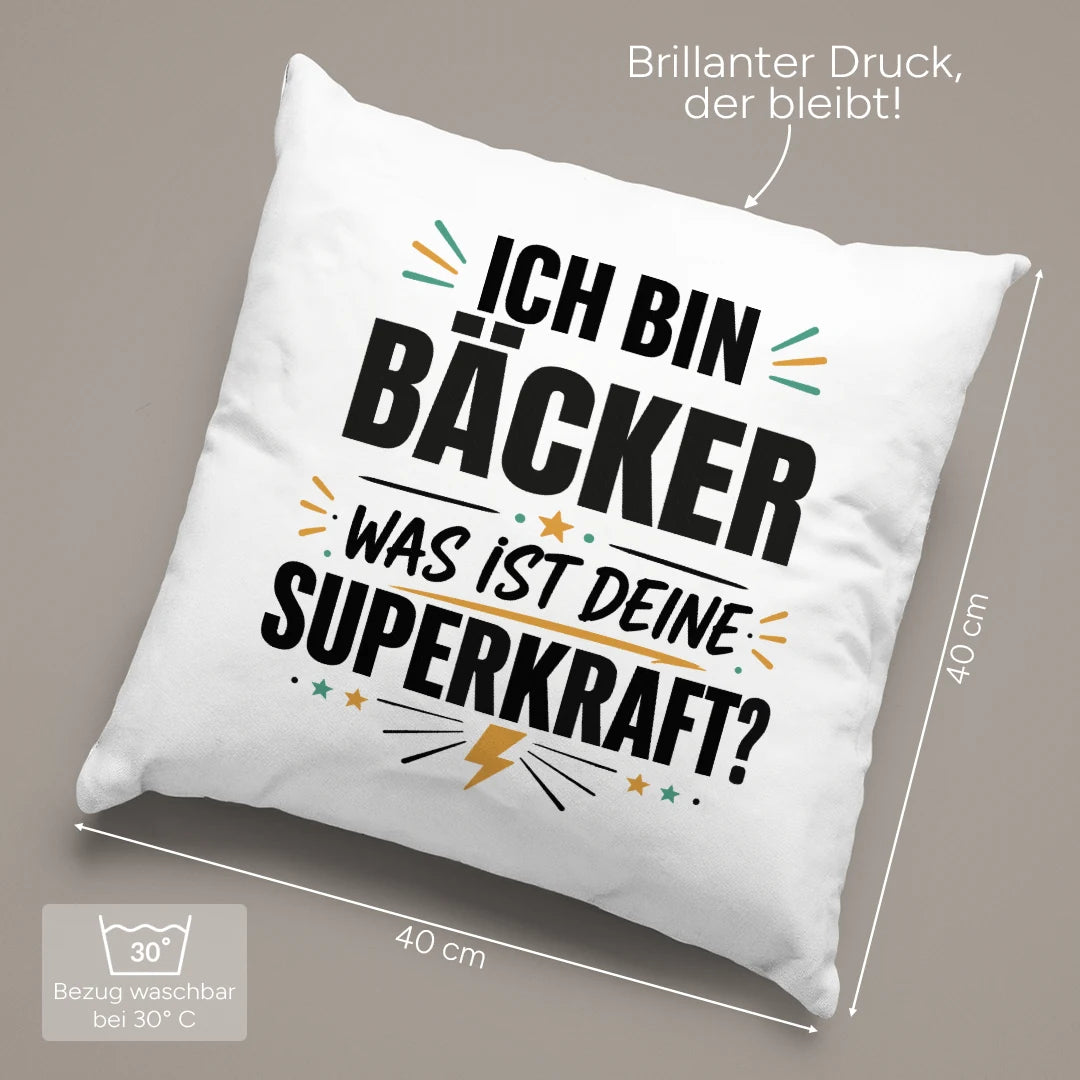 40 × 40 cm und pflegeleicht