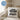Ich bin Biologin was ist deine Superkraft – Kissen 40 × 40 cm mit Rückseite in Blau – Wohnbeispiel #farbe_blau