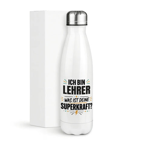 Ich bin Lehrer was ist deine Superkraft – Thermosflasche 500 ml
