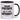 Ich bin Postbote was ist deine Superkraft – Tasse in Schwarz – Ansicht 01 #farbe_schwarz