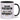 Ich bin Postbotin was ist deine Superkraft – Tasse in Schwarz – Ansicht 01 #farbe_schwarz