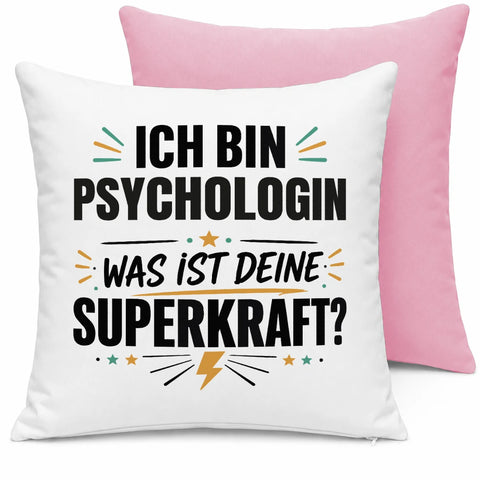 Ich bin Psychologin was ist deine Superkraft – Kissen