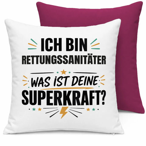 Ich bin Rettungssanitäter was ist deine Superkraft – Kissen