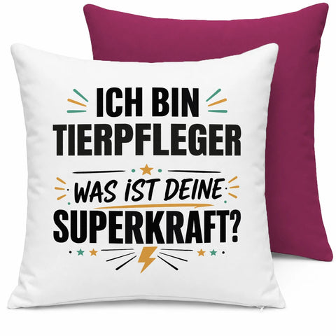 Ich bin Tierpfleger was ist deine Superkraft – Kissen