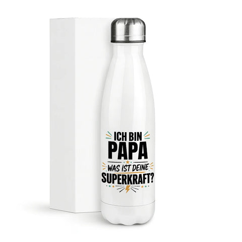 Ich bin Papa was ist deine Superkraft – Thermosflasche 500 ml