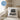Ich bin Oma was ist deine Superkraft – Kissen 40 × 40 cm mit Rückseite in Blau – Wohnbeispiel #farbe_blau