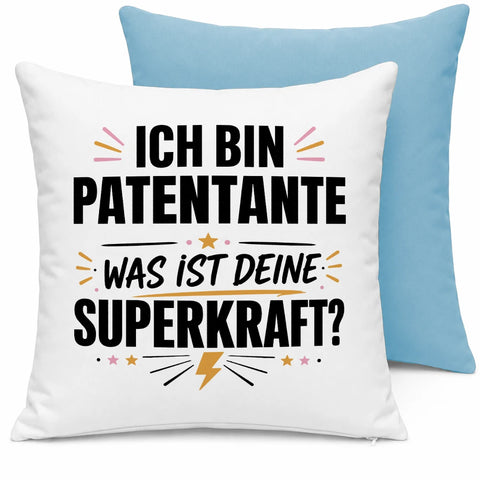 Ich bin Patentante was ist deine Superkraft – Kissen