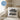 Ich bin Patentante was ist deine Superkraft – Kissen 40 × 40 cm mit Rückseite in Blau – Wohnbeispiel #farbe_blau