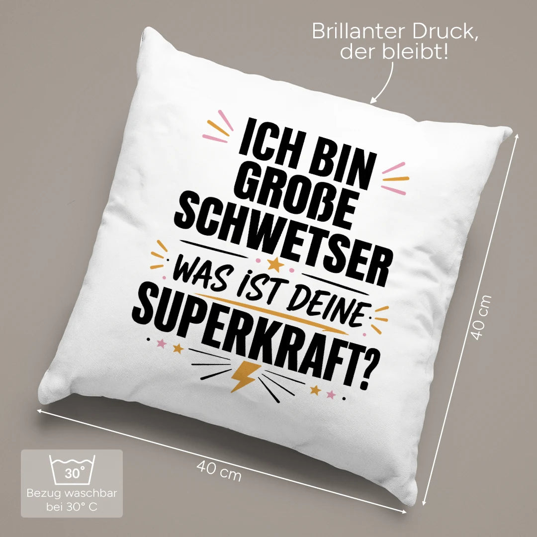 40 × 40 cm und pflegeleicht
