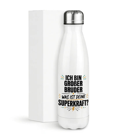 Ich bin großer Bruder was ist deine Superkraft – Thermosflasche 500 ml
