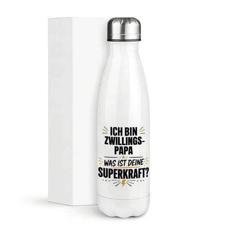 Ich bin Zwillingspapa was ist deine Superkraft – Thermosflasche 500 ml