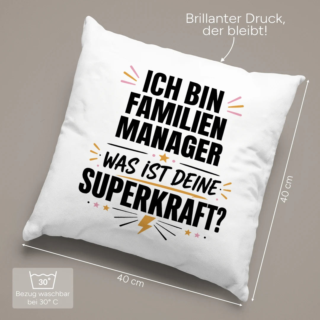 40 × 40 cm und pflegeleicht