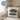 Ich bin Trainerin was ist deine Superkraft – Kissen 40 × 40 cm mit Rückseite in Blau – Wohnbeispiel #farbe_blau