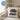 Ich bin Trainer was ist deine Superkraft – Kissen 40 × 40 cm mit Rückseite in Blau – Wohnbeispiel #farbe_blau