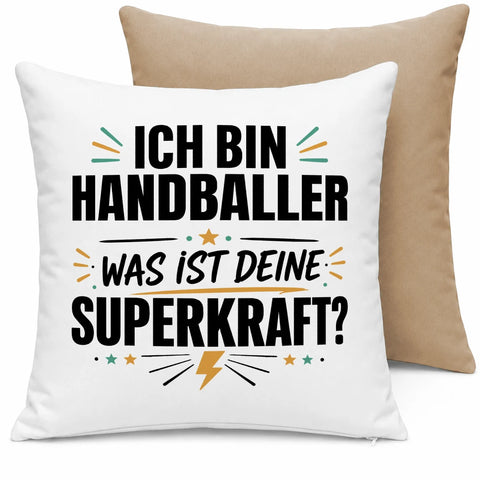 Ich bin Handballer was ist deine Superkraft – Kissen