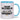 Ich bin Volleyballer was ist deine Superkraft – Tasse in Blau – Ansicht 01 #farbe_blau
