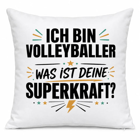 Ich bin Volleyballer was ist deine Superkraft – Kissen