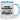 Ich bin Weltenbummler was ist deine Superkraft – Tasse in Blau – Ansicht 01 #farbe_blau