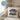 Ich bin Multitalent was ist deine Superkraft – Kissen 40 × 40 cm mit Rückseite in Blau – Wohnbeispiel #farbe_blau