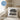 Ich bin Rentner was ist deine Superkraft – Kissen 40 × 40 cm mit Rückseite in Blau – Wohnbeispiel #farbe_blau