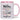 Liebe Mama Weihnachten Grüße aus dem babybauch – Tasse in Rosa – Ansicht 01 #farbe_rosa