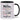 Liebe Mama Weihnachten Grüße aus dem babybauch – Tasse in Schwarz – Ansicht 01 #farbe_schwarz
